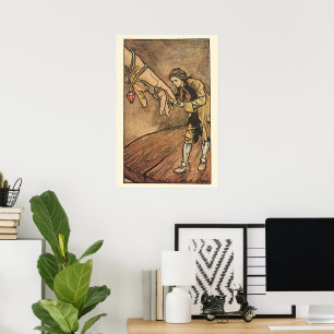 Vintage Gulliver's Travels by Arthur Rackham Poster
