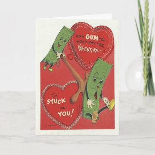 Vintage Gums Valentine's Day Card