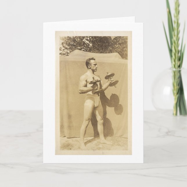 Vintage - Guys With Muscles, Card (Front)