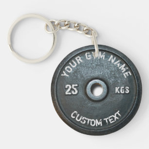Vintage Gym Owner or User Fitness Funny Key Ring