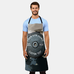 Vintage Gym Owner or User With Fitness Funny Apron