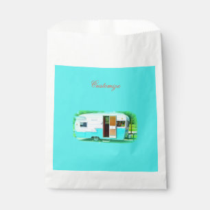 Vintage gypsy trailer Thunder_Cove On caravan Favour Bag