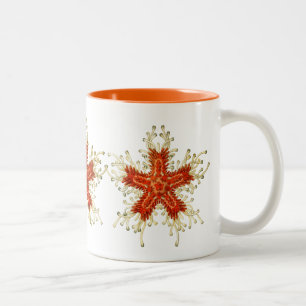 Vintage Haeckel Starfish Two-Tone Coffee Mug