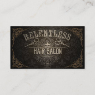 Vintage Hair Salon Custom Logo Appointment