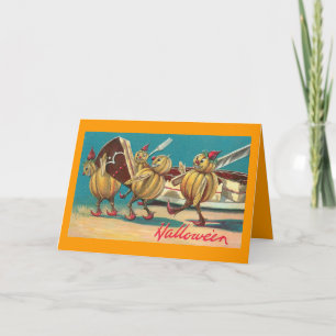 Vintage Halloween Art Card