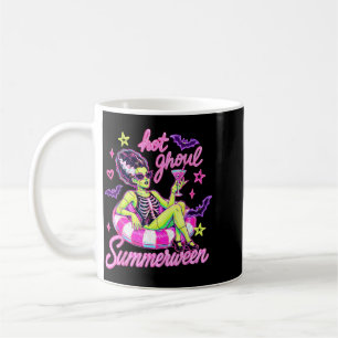 Vintage Halloween Beach Summer Halloween Tail Coffee Mug