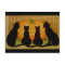 Vintage Halloween Black Cats and Jack O'Lantern