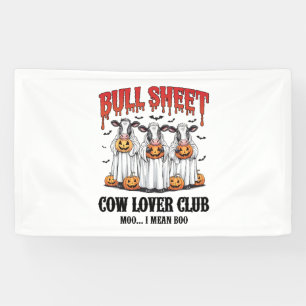 Vintage Halloween Bull Sheet Banner