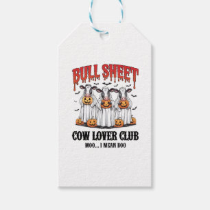 Vintage Halloween Bull Sheet Gift Tags