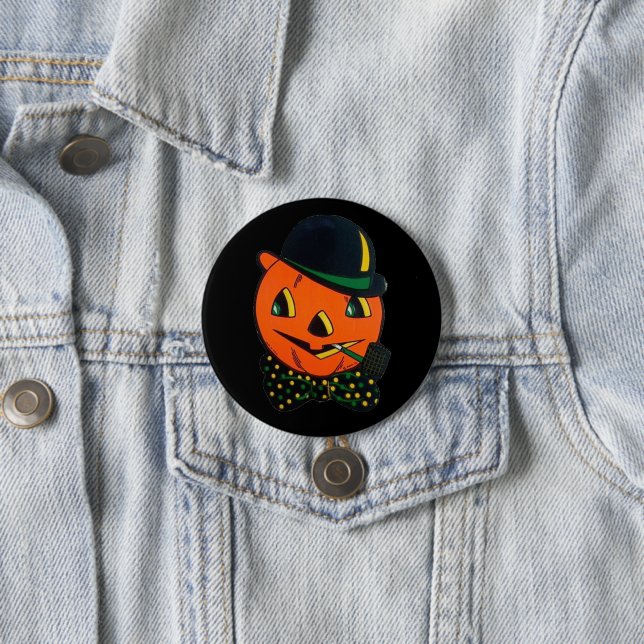 Vintage Halloween Button (In Situ)