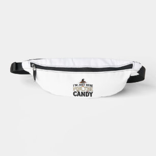 Vintage Halloween Candy Witch Hat Shirt Design_1 Bum Bags