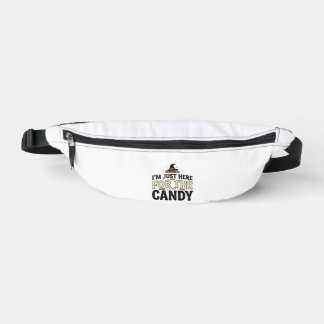 Vintage Halloween Candy Witch Hat Shirt Design_1 Bum Bags