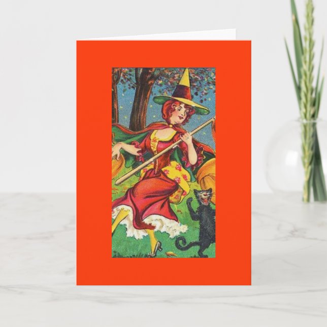 Vintage Halloween Card (Front)