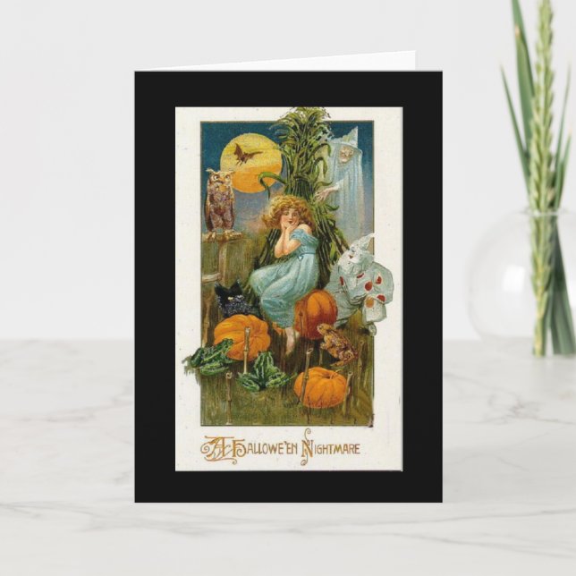 Vintage Halloween Card (Front)