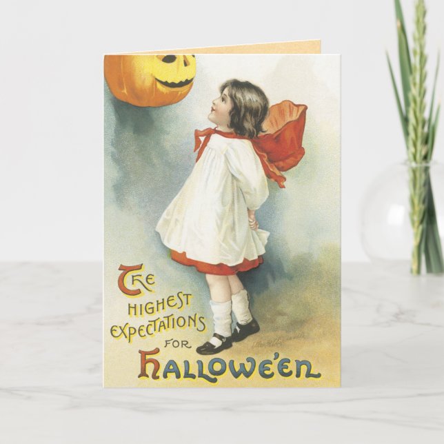 Vintage Halloween Card (Front)