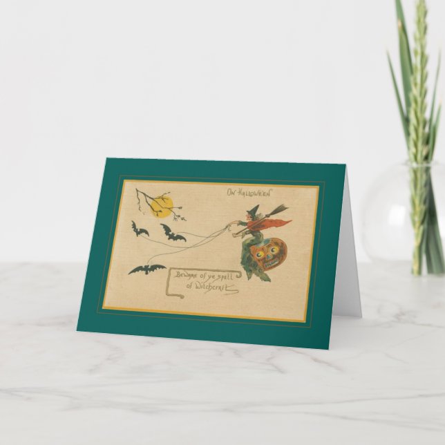 Vintage Halloween Card (Front)