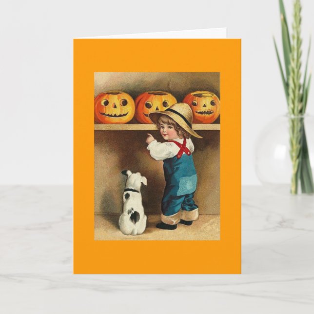 Vintage Halloween Card (Front)