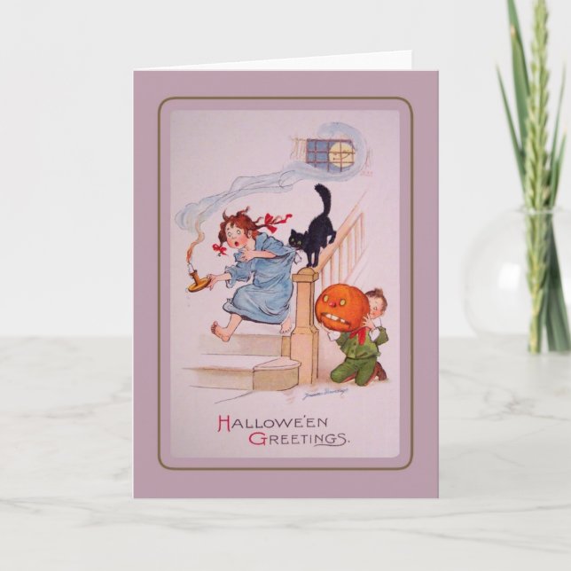 Vintage Halloween Card (Front)
