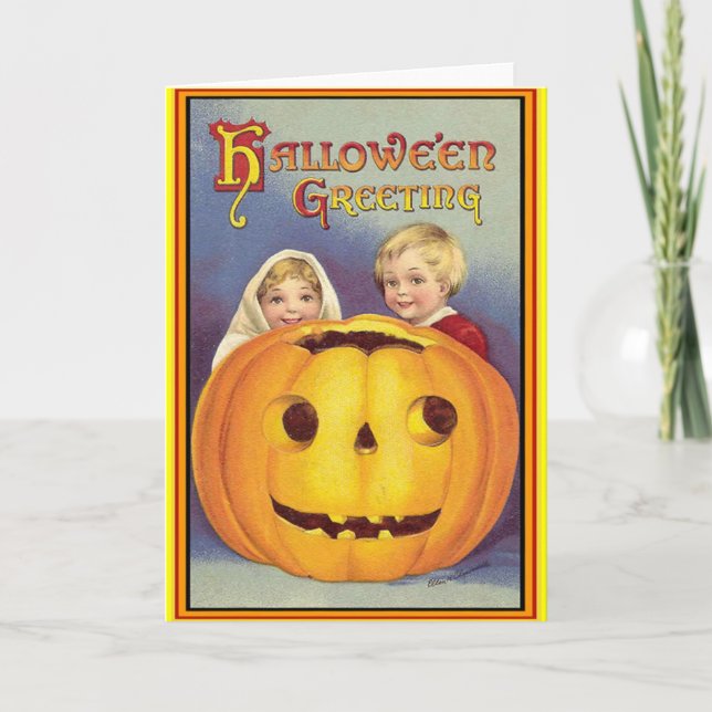 Vintage Halloween Card (Front)