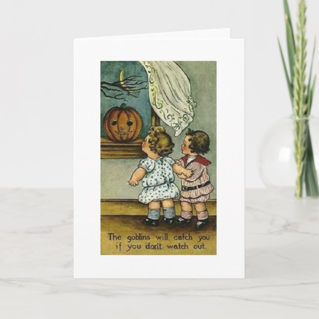 Vintage Halloween Card (Front)