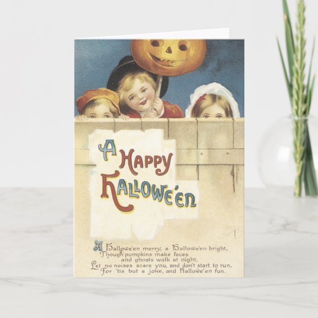 Vintage Halloween Card (Front)