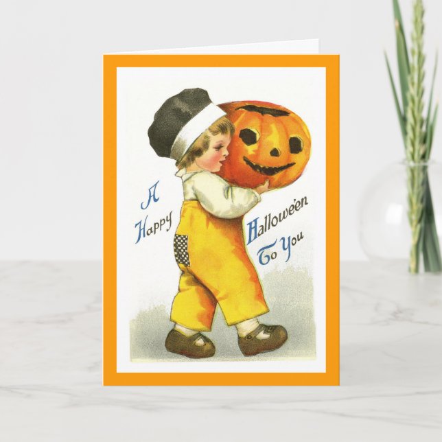 Vintage Halloween Card (Front)