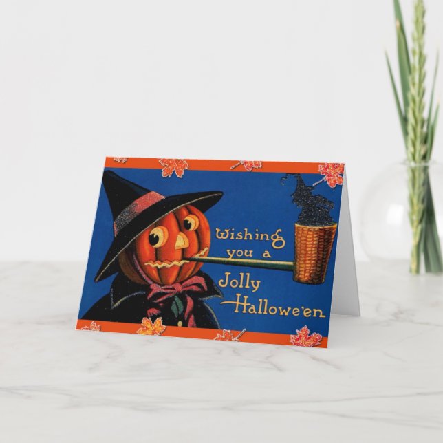 Vintage Halloween Card (Front)