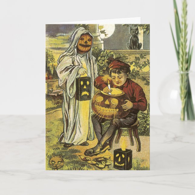 Vintage Halloween cards (Front)