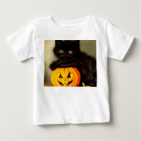 Vintage Halloween Cat and Jack-o’-lantern