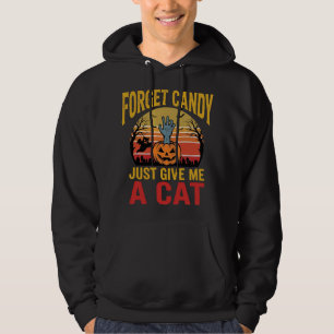Vintage Halloween Cat Lover Funny Candy Shirt Desi