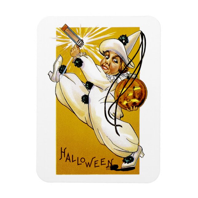 Vintage Halloween Clown Magnet (Vertical)