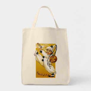 Vintage Halloween Clown Tote Bag