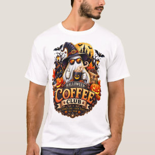 Vintage Halloween Coffee Club – Spooky Retro Coffe T-Shirt