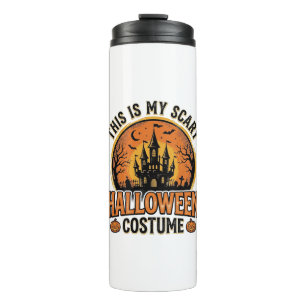 Vintage Halloween Costume Haunted Castle Shirt Des Thermal Tumbler
