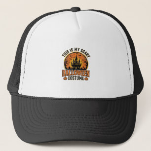 Vintage Halloween Costume Haunted Castle Shirt Des Trucker Hat