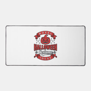 Vintage Halloween Costume Ideas Vector Design_1 Desk Mat