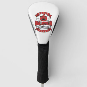 Vintage Halloween Costume Ideas Vector Design_1 Golf Head Cover