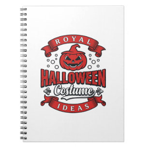 Vintage Halloween Costume Ideas Vector Design_1 Notebook