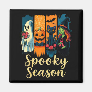 Vintage Halloween Costume Spooky Season Magnet