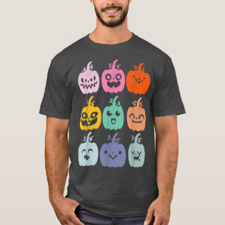 Vintage Halloween Cutest Pumpkin Men Women Kids Re T-Shirt