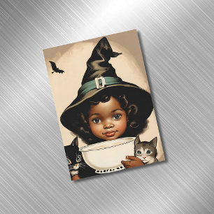 vintage Halloween cutie no5 -magnetic card