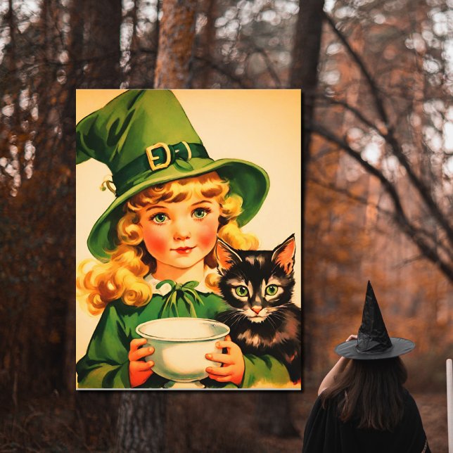 vintage Halloween cutie no7 Postcard (Creator Uploaded)