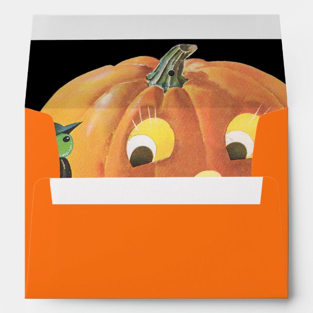 Vintage Halloween Decoration Envelope (Back (Bottom))