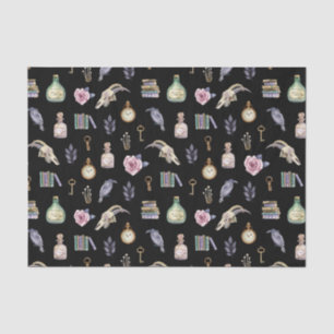 Vintage Halloween Elements Pattern Tissue Paper