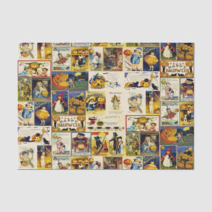 Vintage Halloween Ephemera Tissue Paper