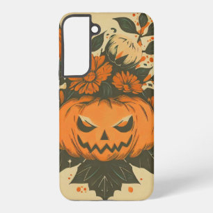 Vintage/Halloween/Fall/pumpkin Samsung Galaxy Case
