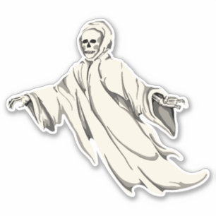 Vintage Halloween Floating Spectre