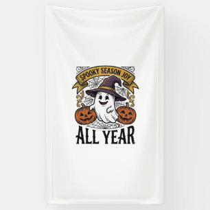 Vintage Halloween Ghost Spooky Season Joy Shirt_1 Banner