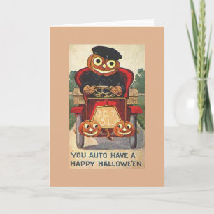 Vintage Halloween Greeting Card