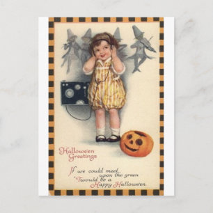 Vintage Halloween Greeting Cards Classic Posters